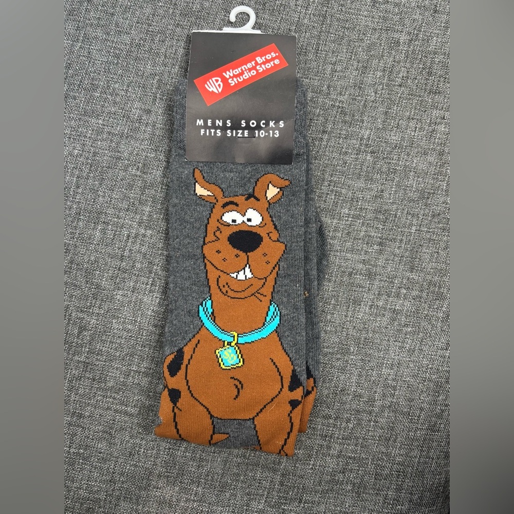 Warner Bros. Scooby-Doo Charcoal Men's Socks